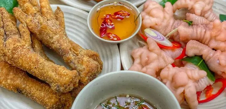 Tú Gà Chân Gà Rang Muối Tú Gà Chân Gà Rang Muối