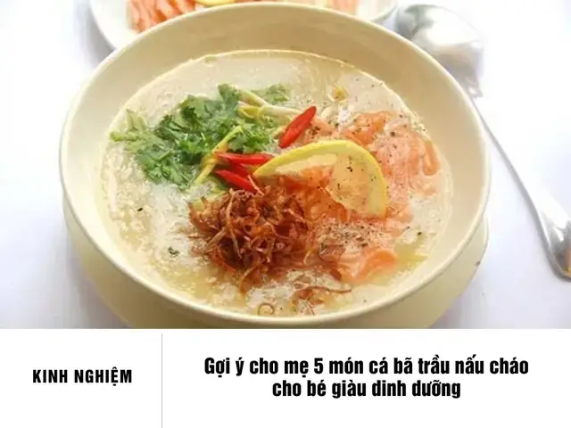 Cá Bã Trầu Nấu Cháo Cho Bé Cá Bã Trầu Nấu Cháo Cho Bé