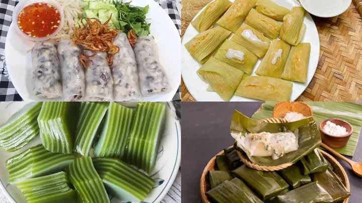 Các Loại Bánh Làm Từ Bột Gạo Và Bột Năng