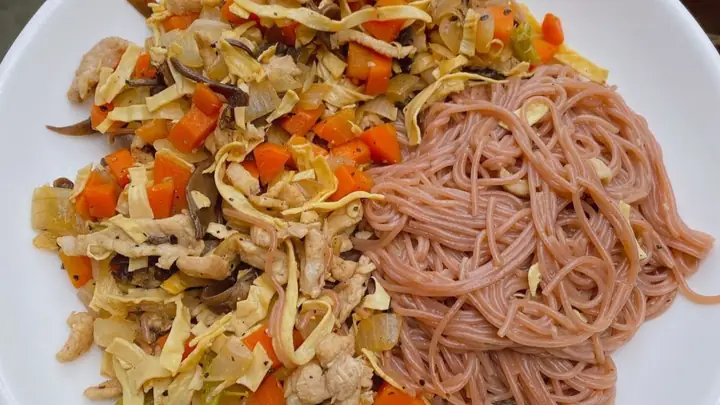 Cách Làm Bún Gạo Lứt Trộn