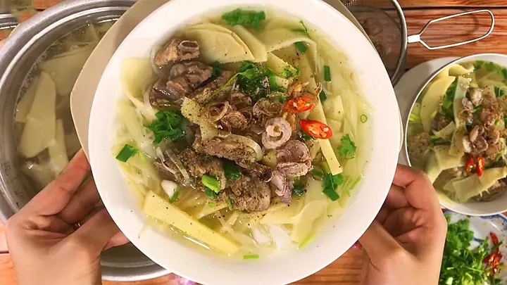 Cách Nấu Bún Măng Sườn Lợn Cách Nấu Bún Măng Sườn Lợn