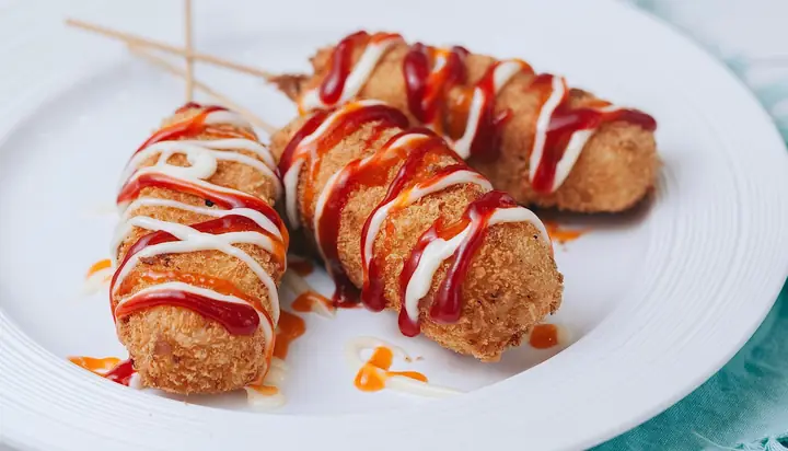 Cách Làm Hotdog Phô Mai Hàn Quốc Giòn Rụm, Kéo Sợi