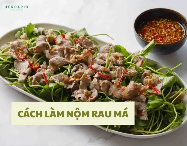 Nộm Rau Má Thịt Lợn Nộm Rau Má Thịt Lợn